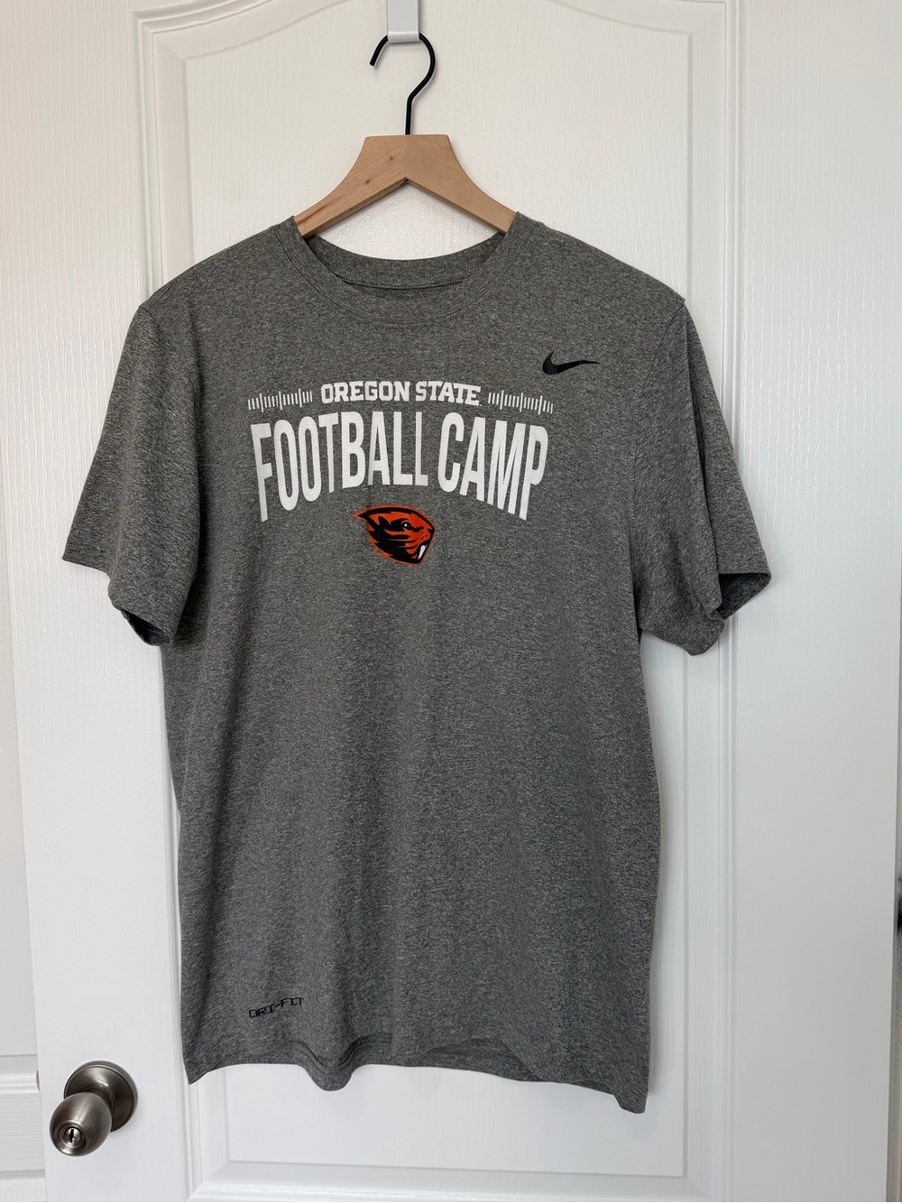 The Nike Tee Dri-Fit Oregon State Football Camp Crewneck Tee